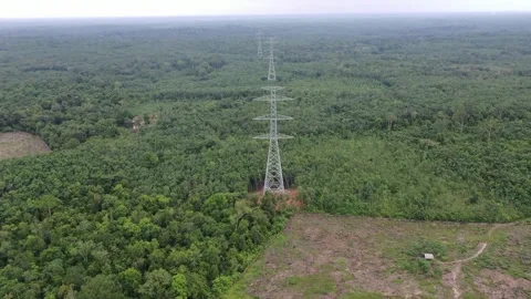 Tower Transmision 500kv Stock Footage 218659123