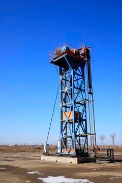 Tower type pumping unit Stock Photos