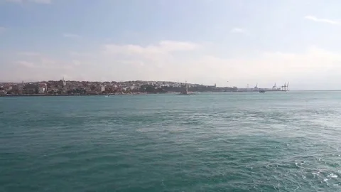 Tower view sea trip Stock Footage 69256545