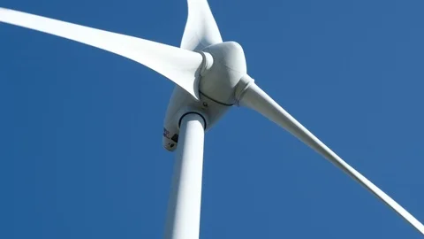 Tower wind energy from below Stock Footage 115642443
