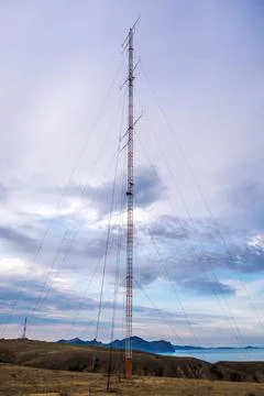 Tower for wind Foto stock