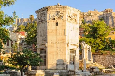 Tower of the Winds - Athens Stock Photos