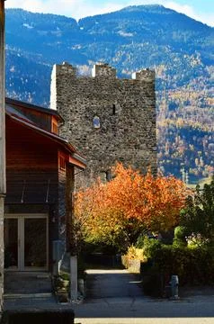 The Tower,alpine mountains Stock Photos