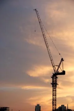 Tower crane 스톡 사진