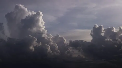 Towering Clouds one HD Stock Footage 27150322