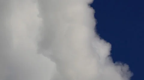 Towering Cumulus Cloud Billows Time Lapse Stock Footage 34297480