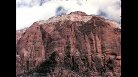 Towering Red Cliffs Stock Footage 276291802