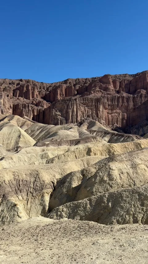 Towering Rock Formations at Red Cathedral Stock-Footage 331088522