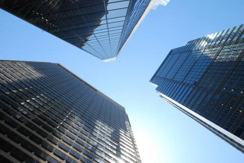 Towering Skyscrapers Stock Photos