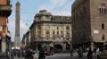 Towers of Bologna, Two Towers, Asinelli Towers, Street, Architecture, Italy HD Footage