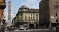 Towers of Bologna, Two Towers, Asinelli Towers, Street, Architecture, Italy HD Footage