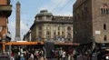 Towers of Bologna, Two Towers, Asinelli Towers, Street, Architecture, Italy HD Footage