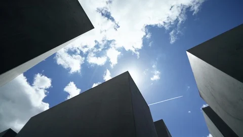 Towers Of The Holocaust Memorial Video stock 92407764