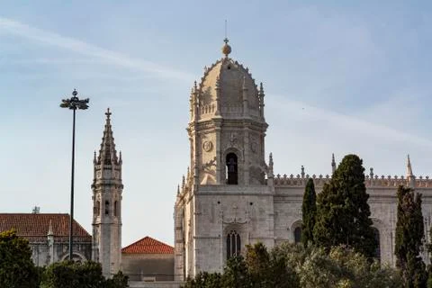Towers of the Jeronimos Monastery Stock Photos