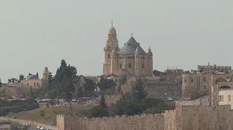 Towers of Old Town. Jerusalem. Stock Footage 51565761
