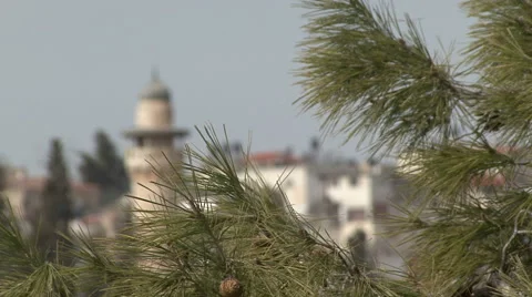 Towers of Old Town. Jerusalem. Stock Footage 51566927