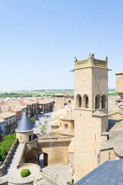 Towers in Olite Stock Photos