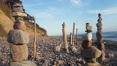 Towers by the sea Stock Footage 166581651