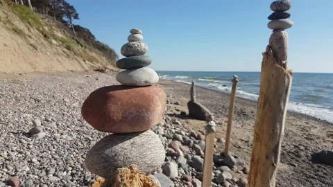 Towers by the sea Stock Footage 166581877