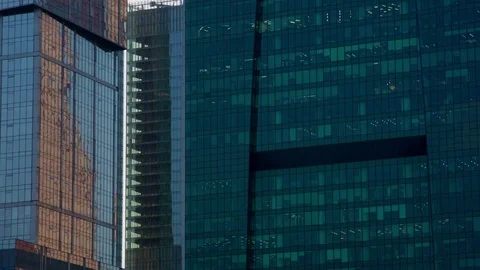 Towers of skyscrapers Video stock 74641319