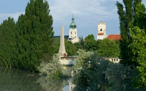 Towers of the town Stock Photos