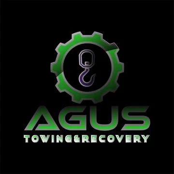 Towing service logo Illustrazione stock