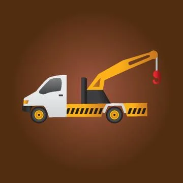 Towing Truck Stock Illustration