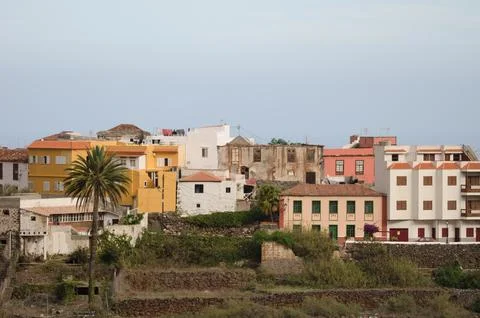 Town of Agulo. Stock Photos