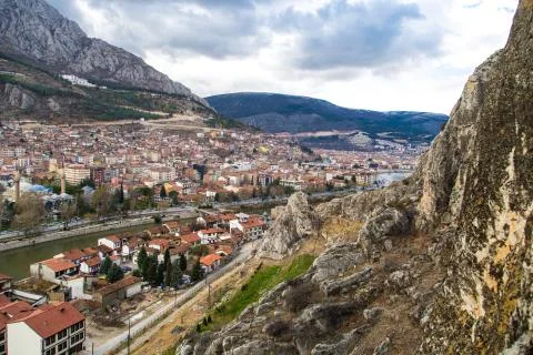 Town in Amasya Stock Photos