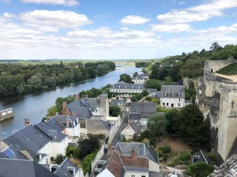 The town of Amboise Stock Photos