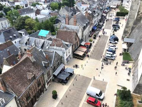 The town of Amboise Stock Photos