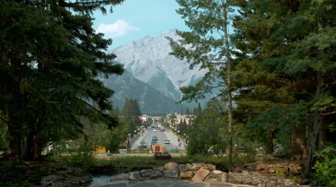 Town of Banff Stock Footage 55870239