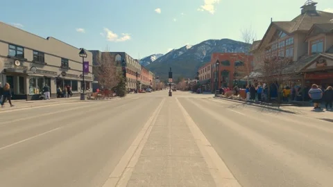 Town of Banff Stock Footage 188890133