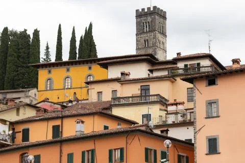 The Town Of Barga Stock Photos