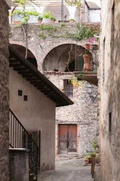The Town Of Barga Stock Photos
