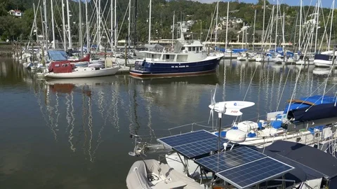 Town Basin and head of Navigation, Whangarei, New Zealand Video stock 70689286