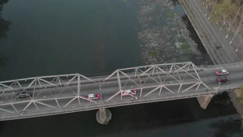 Town Bridge Stock Footage 153514846