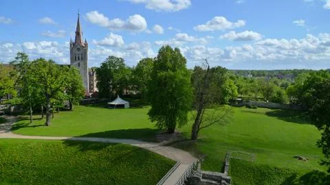 Town of Cesis Stock Photos