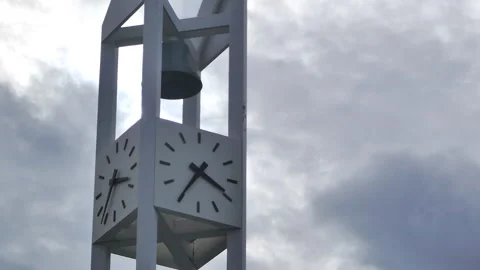 TOWN CLOCK Stock Footage 183466812