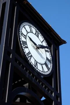 Town Clock Foto stock