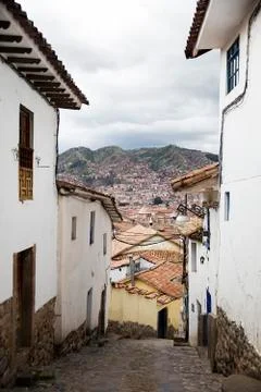 Town Cusco in Peru Stock Photos
