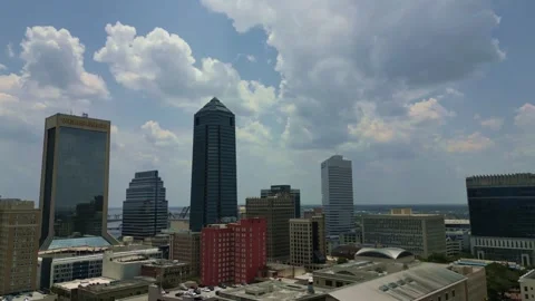 In town downtown Jax Vídeo Stock 244090315