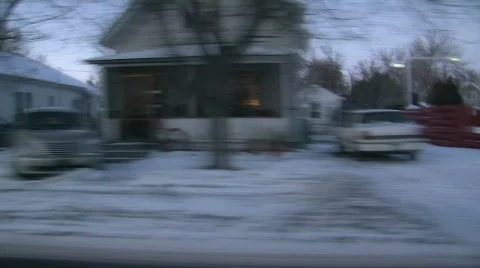 Town Driving Video stock 306952