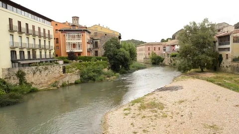 The town of Estella in Navarre, Spain Video stock 79463536