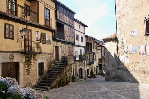 The town of the face Stock Photos