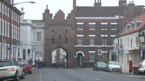 Town Gate Video stock 11151929