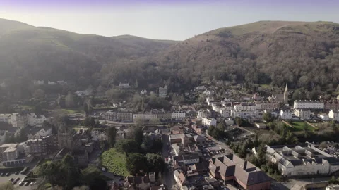 The town of Great Malvern Stock Footage 330190218