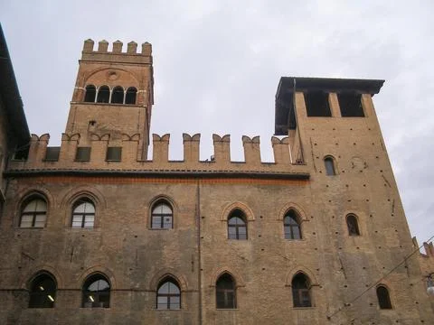 Town hall in Bologna Foto stock