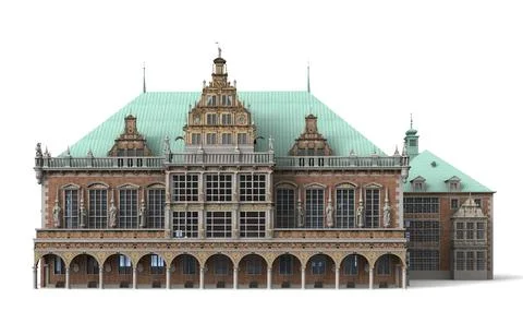 Town Hall of Bremen 3D Model