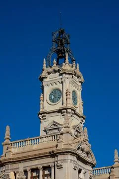 Town Hall building tower Stock-Fotos